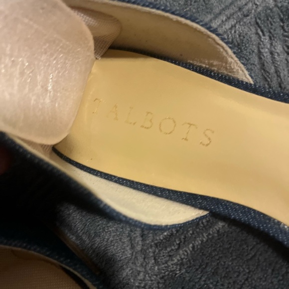 Talbots Denim Flats with Tortoise Accent - Picture 8 of 8